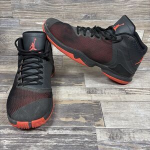 Nike Air Jordan Shoes Mens 12.5 Black SuperFly 4 PO Infrared 819163-012